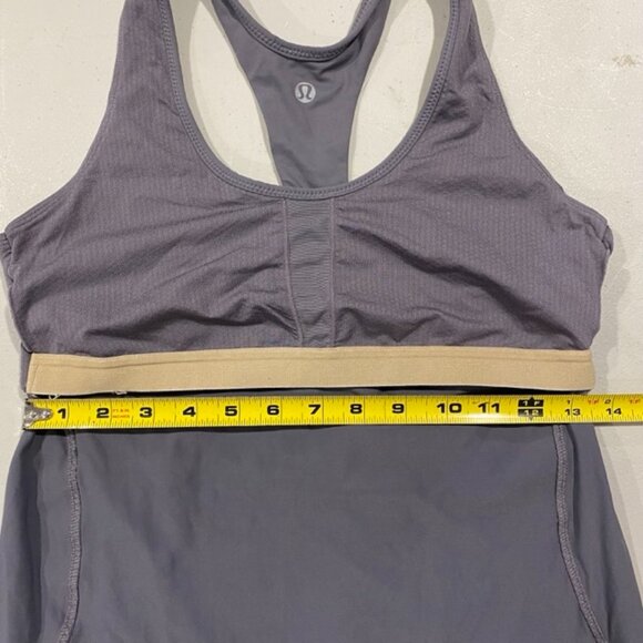 Lululemon Turbo Tank Top Dark Grey Size 2, XS (EUC) - Picture 9 of 10